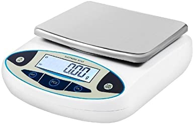 Balance de cuisine 5000g X 0.01g Balance analytique de laboratoire avec écran LCD rétro-éclairé poids numérique Mini poche de précision électronique avec une résistance et une durabilité maximales