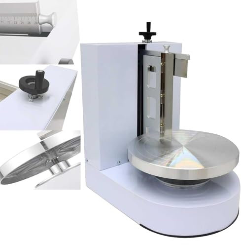 Cake cream spreading machine - Automatic cake smoother with adjustable scraper & turntable, perfect for 4-12inch cakes
