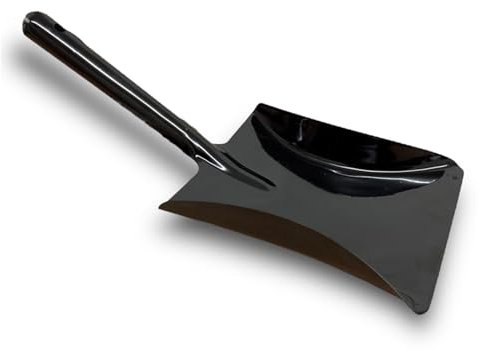 Novostyl® Metal Shovel Medium and Large Coal Ashes Metal Dust Pan Multipurpose Indoor Garden Hand Shovel (38 X 20 CM)
