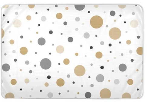 Classic Dot Gold Schwarz Weiß Matratzenschoner Pads Inkontinenzeinlagen für Bett waschbar Wiederverwendbare Pads für Inkontinenz