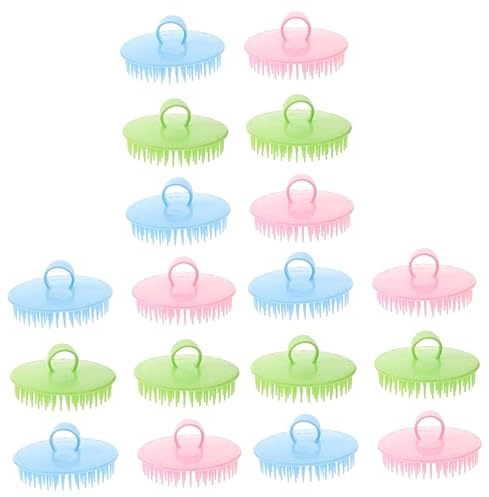 SAFIGLE 3 Sätze Shampoo-bürste Massage Kopfhautpinsel Waschen Haarbürste Eber Kopfwäscher Haarwaschpinsel Haarreinigungsbürste Für Friseure Reinigungsbürsten Pp 6 Stück * 3