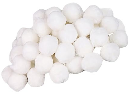 Hemobllo Bolas de Esponja para Piscina Bolas de Limpieza Que Absorben Aceite para Filtración Eliminan Residuos el Agua para Limpieza de Piscina y Bañera