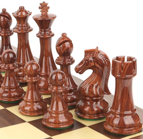 Große hochpolymer-gewichtete Schachfiguren mit 9,5 cm großem König – 2 zusätzliche Königinnen – nur Schachfiguren, Reise-Schach-Sets mit Aufbewahrungstasche für Familien-Brettspiel-Geschenk