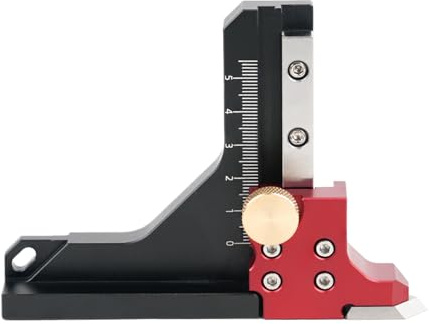 Woodworking Height Gauge - Aluminum Alloy Multipurpose, Manual Utensil | Router Depth Gauge Tool, Forestry Logging Sawmill Accessories with Gardening Yard Work Pruners Repair Use