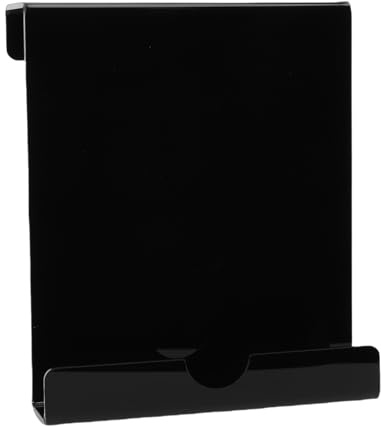 TIKATARER Motionscykelläsställ Löpbandsbokhållare, Bokhållare i Akryl, Bärbart Tablettställ med Justerbar Design, Perfekt för Gymträning och Läsning (Svart)