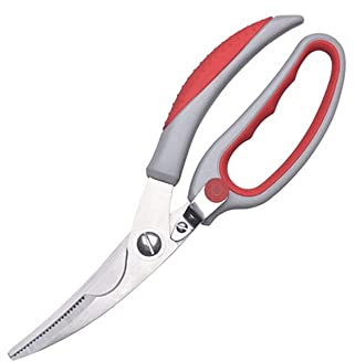 GTHTUHFD Poultry Shears - Heavy Duty Kitchen Scissors For Cutting Chicken, Poultry, Game, Bone, Meat - Chopping Food - Spring Loaded