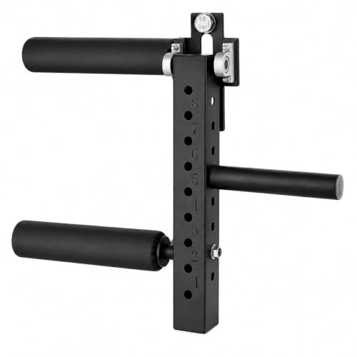 Adjustable Leg Extension and Curl Attachment for 75 mm Power Racks