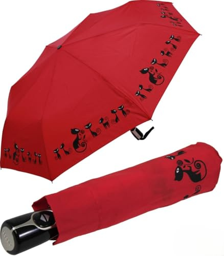 Doppler Mini Taschenschirm Auf-Zu-Automatik Cats