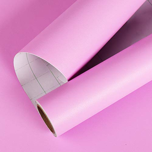Livelynine Möbelfolie barn rosa dörr flickor självhäftande film tvättbar 40 cm x 2 m