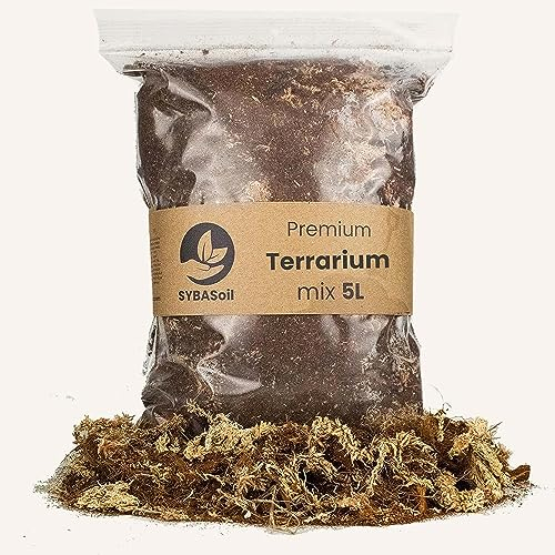 Premium SYBASoil Terrarien Erde 5 Liter, Terrarium Bodengrund, Terrarienerde