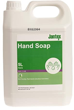 Jantex Loción de jabón de manos verde lista para usar 5 litros