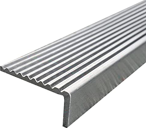 Treppenkantenprofil Antirutsch Treppe Beton Treppenkantenleiste Für Den Außenbereich, Rutschfeste Treppenkantenleiste Aus Edelstahl Für Vinylböden, Laminatböden Und Fliesenböden ( Color : W 2.5cm(1 in