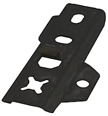DILA2 | Universal Terrassenverbinder 17mm aus rostfreiem Edelstahl A2 schwarz - 50 Stück Packung