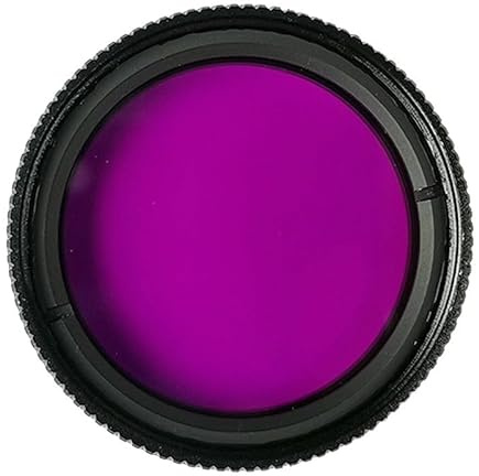 PVS14 Nachtsicht-Okularfilter, Braun, Lila, Orange, Okularlinse, Opferfenster, Schutzhülle for 30-mm-Objektiv (Color : Purple)