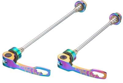JMORCO Schnellspanner Fahrrad MTB Fahrrad Fahrrad Radrad Rad Nabe Blume Trommel Quick Release Hebelwelle Skewers Set 100 / 135mm Aluminiumlegierung Bunt