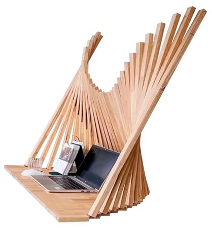 LLZJDDPLY Table Pliante, Petite Table de Bureau Pliable en Bois à Fixer au Mur pour économiser de l'espace, Support Robuste et Stable pour Cuisine, Salle de Restaurant(100 * 78cm)