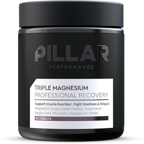 Recuperador Pillar Performance Triple Magnesium 90 Tablets