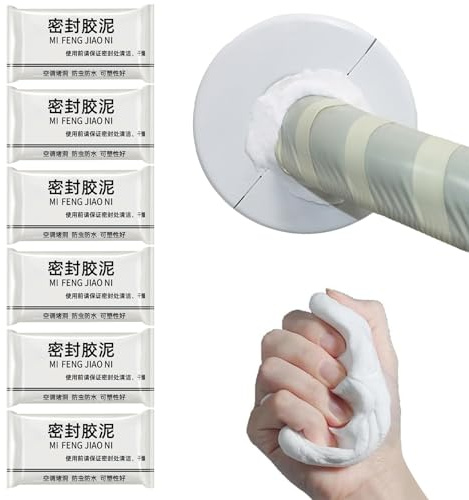Pack de 6 pièces Scellant Étanche Externe Imperméable À L'Eau Réparation Argile D'étanchéité Réparation Rapide Mastic Boue Mastic Scellant pour les joints