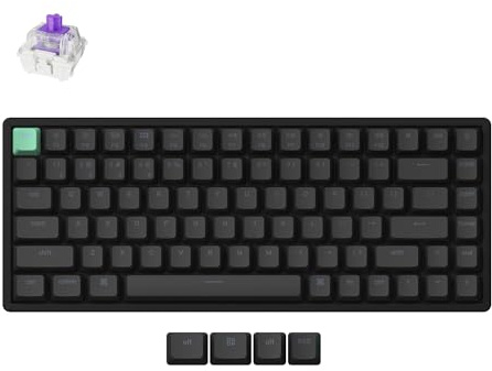 Keychron K2 HE Rapid Trigger ANSI Custom Mechanical Keyboard, QMK Bluetooth Wireless Gaming Keyboard with Hot-Swappable Gateron Double Rail Magnetic Switch, Aluminum Frames RGB Backlit for Mac Windows
