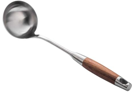 ABOOFAN Cucharón Sopero De Acero Inoxidable 304 Mango Largo Cazo Cocina Utensilios De Cocina Anti-rifería