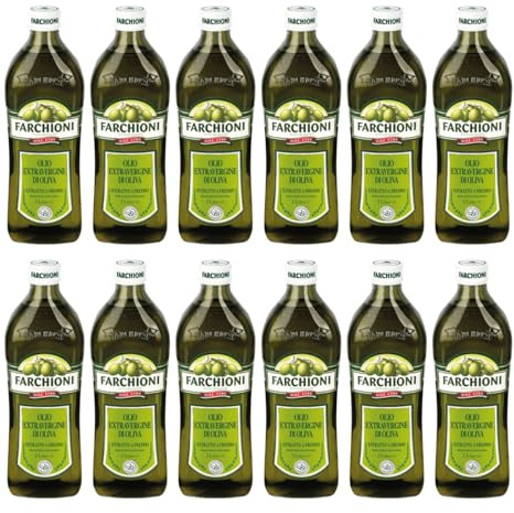 Farchioni Classico Olio Extra Vergine di Oliva Italia incl. e-book (12 x 1 l)