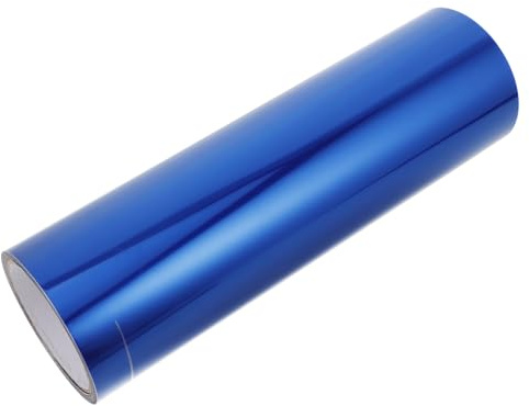 MAGICLULU Pellicola PVC per Fari Auto Blu, Adesiva per Protezione e Look
