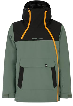 Protest PRTLado Veste de ski et de snowboard pour homme, Vert aspen, XXL