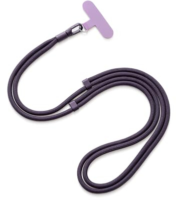 AOKSUNOVA Cordino per Cellulare Universale da Collo Viola Scuro
