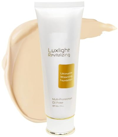 Luxligh.t Revitalizing Foundation | Oil-Free Liquid Foundation with SPF 30+ & PA+++ | Waterproof, Long-Lasting, Multi-Protection Matte Finish Base Makeup (Beige)