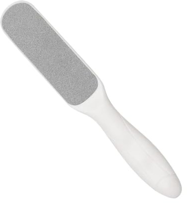 SHERCHPRY Piedra Pómez de Acero Inoxidable Removedor de Piel Muerta Raspador de Doble Cara para Pedicura Removedor de Callos para Pies de Pedicura File