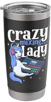 Sound Engineer - Crazy Mixing Lady Stainless Steel Insulated Tumbler