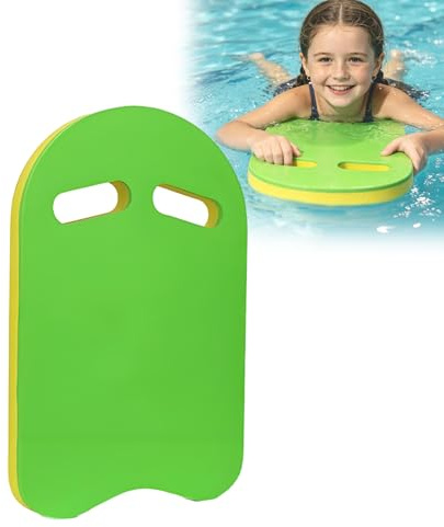 Swimming Board, Foam Swimming Board,Unisex Swimming Kickboards With Handles, Foam Swimming Kickboard with Handles,Swim Training Equipment,Best for Swim Practice & Water Workouts (Green, U shape)