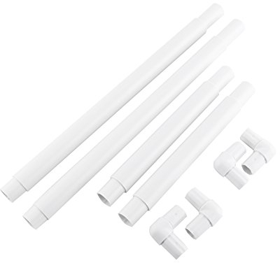 Walfront Cadre Universel de Pince Cadre de Point de Croix Broderie en Plastique Carré pour la Broderie Courtepointe Point de Croix Point de Needle Peinture de la Soie etc.(43.1 * 27.9cm)