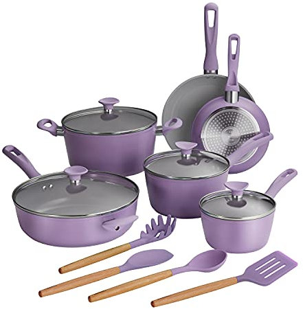 Tramontina Cookware Set 14-Piece (Purple) 80110/037DS
