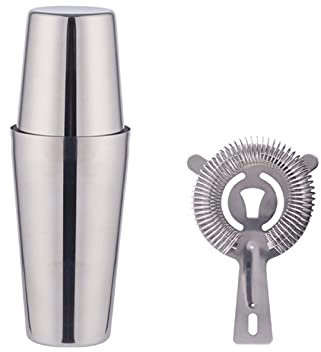 Cocktail Shaker Set Ensemble à Cocktail Shaker Cocktail Shaker Bar à barres en acier inoxydable Barre de cocktail Shaker Professional Bartman Cocktail Shaker avec barre de filtre Barman Shakers à cock