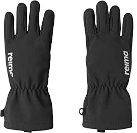 Reima Softshell Handschuh Tehden Wasserabweisende Übergangshandschuhe aus strapazierfähigem Softshell-Material – Gefütterte Kinder Handschuhe mit weichem Polyester-Gestrick