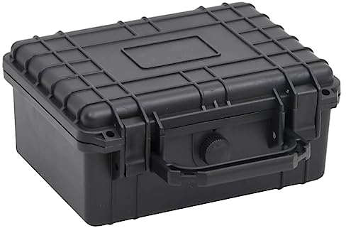 vidaXL Flugkoffer Tragbar Transportkoffer Fotokoffer Kamerakoffer Schutzkoffer Universalkoffer Aufbewahrungskoffer Schwarz 52x40x19cm PP