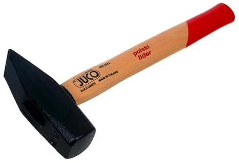 NAJDER JUCO Martello professionale da falegname fabbro 4kg, mazza, manico in faggio, DIN 1042, multifunzionale, per il fai da te, edilizia, durevole