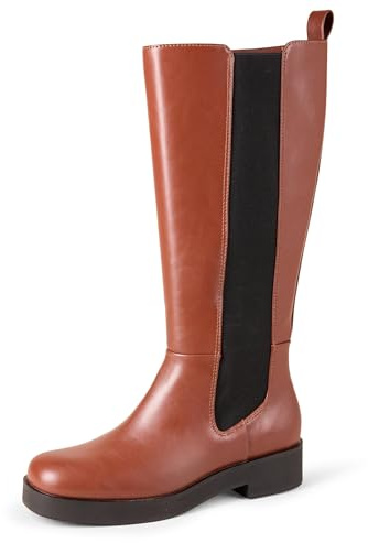 Amazon Essentials Donna Stivali alti con soffietto