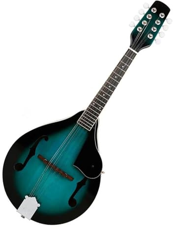 Mandoline Musikinstrumente Für Anfänger Professionelle 8-saitige Elektrische Mandoline Im A-Stil Saiteninstrumente Mit Tasche Saitenpick-Zubehör Anfänger(D)