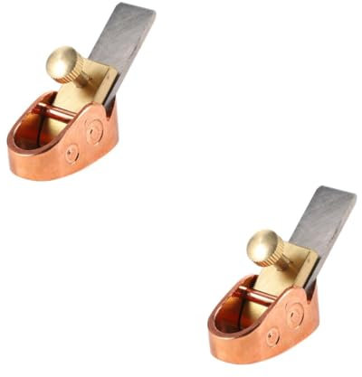 Homoyoyo 2 Stück Daumenhobel Fingerhobel Handhobel Holzbearbeitungswerkzeug Handhobel Für Holzbearbeitung Geigenbauer Hobel Holztischler Holzhandwerkswerkzeug Block Handhobel