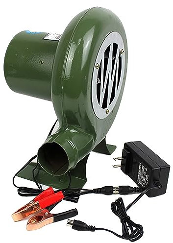 Souffleur de forge électrique d'extérieur 30 W pour barbecue avec régulateur de vitesse et boîtier métallique, pour usage domestique et automobile