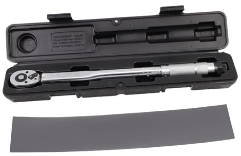 IWOWHERO Chiave Dinamometrica per Auto Nm Strumento Riparazione Professionale Cromato Design Antiscivolo per Massima Stabilità