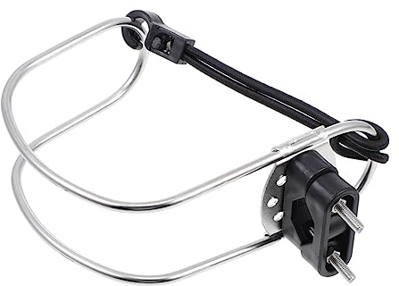 TOYZFRIENDY Stainless Steel Lifebuoy Bracket for Ring Holder with Smooth Surface Practical Horseshoe Support for Yacht and Outdoor Use
