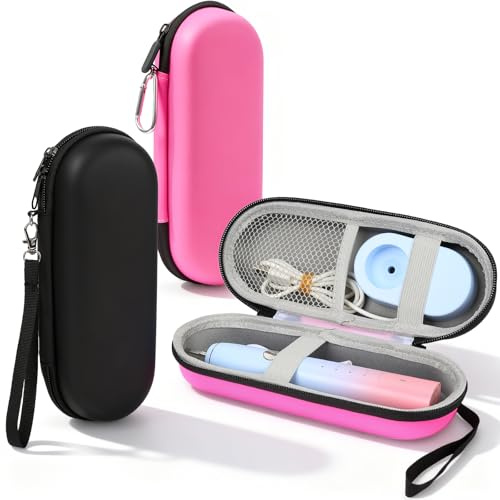 Yicenmy 2 Stück Elektrische Zahnbürste Reiseetui, für Oral B/Oral-B Pro | Elektrische Zahnbürste Etui Wasserfest, für Phlips Sonicare, für Bürstenköpfe & Zubehör, Tragbares, Hartschalen