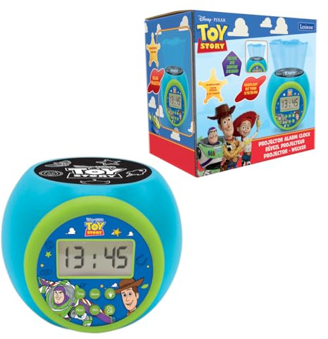 LEXIBOOK, Reloj Proyector Toy Story con Temporizador, RL977TSLXB