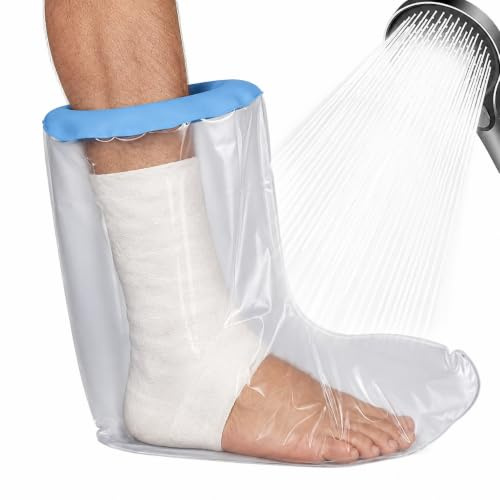 Carehabi Copri Gesso Gamba per Doccia, Protezione Impermeabile 43x44 cm