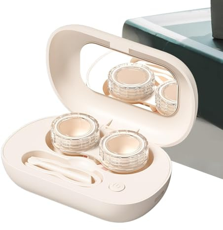 Máquina Limpiadora Para Lentillas USB Recargable Portátil | Electrónica limpiadora de lentillas Para Hombres Mujeres Hogar Oficina Dormitorio Viajes Negocios Trayectos