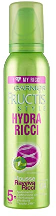 Garnier Fructis Style Hydra Ricci mousse anti-grisonnement bouclés Extra Forte 04 150 ml
