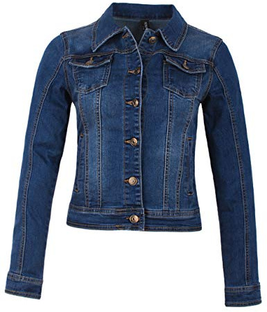 Fraternel Damjacka, jeansjacka, denimjacka, figursydd stretch